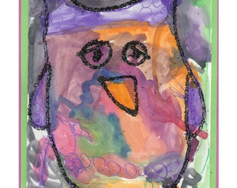 Owl Art - Harry the Owl