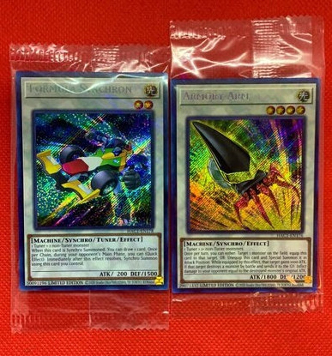 Yugioh Formula Synchron / Armory Arm Sealed Secret Rare 1st Etsy