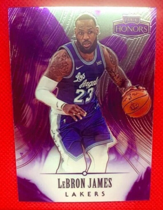 LeBron James 2020-21 PANINI SELECT BLUE, WHITE & PURPLE #23 LOS ANGELES  LAKERS!