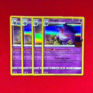 Holo Mega Gengar and mimikyu/ Custom holographic Pokémon card -   Portugal