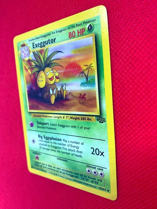 Exeggutor 35/64 Pokemon Card 1999 Jungle Set Uncommon EXCELLENT 
