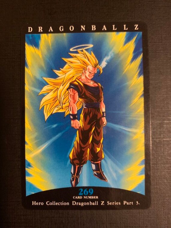Dragon Ball Z 1995 Hero Collection Series Part 3 Ss3 Goku 269 Etsy