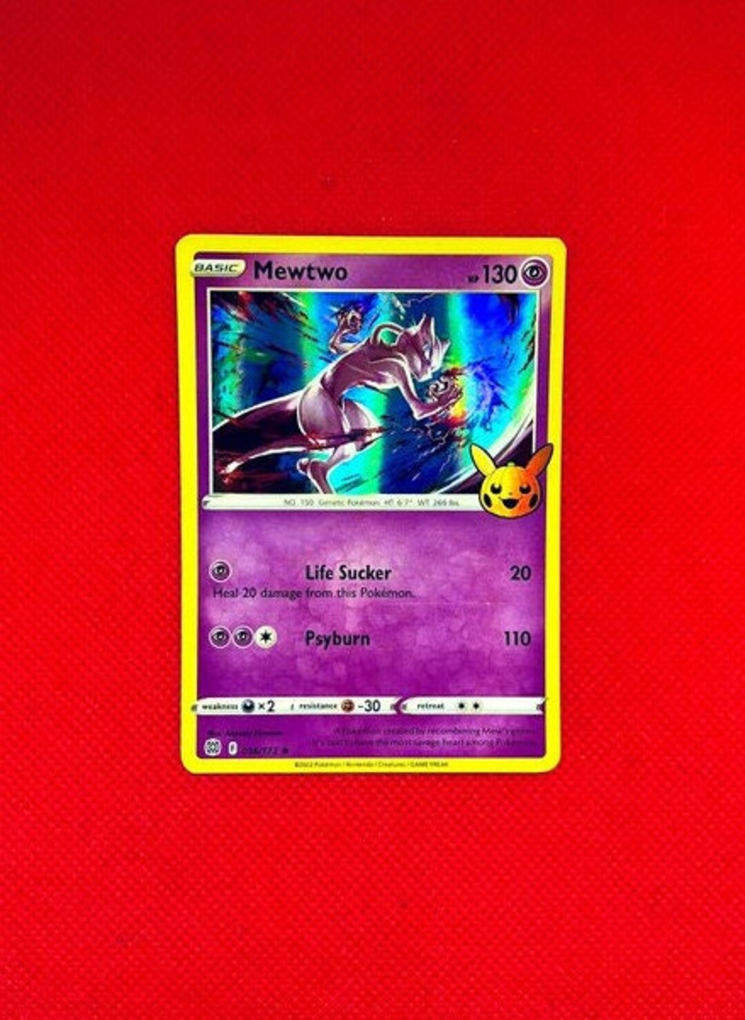 Mewtwo Holo Trick or Trade Pokemon Card 056/172 Etsy