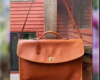 coach beekman briefcase british tan
