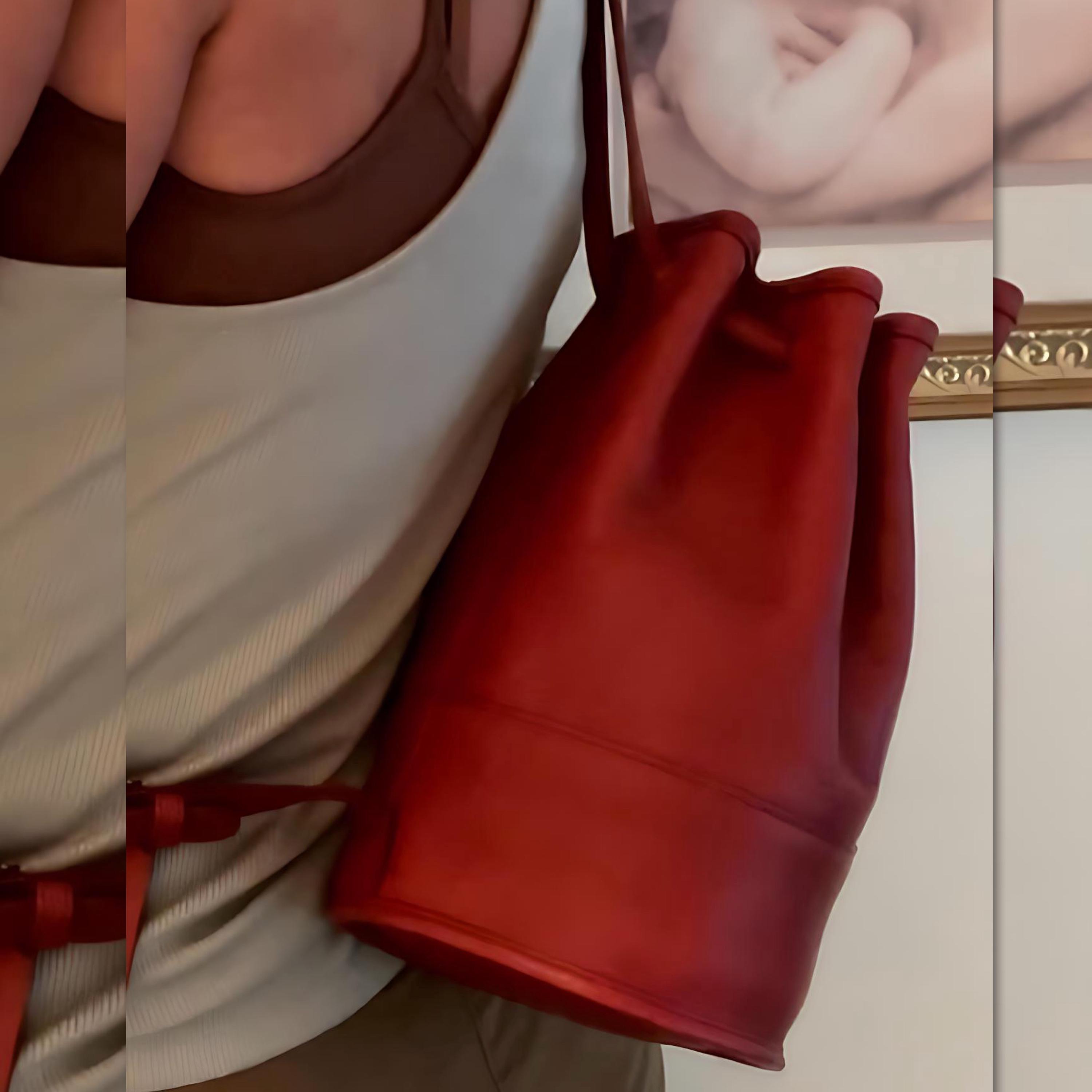 Coach Bixby Red Bucket Sling Bag Vintage 9984 - Etsy display picture 1