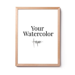 Art Commission, Send your image, Custom watercolor, Watercolor commission, Your painting, Painting Commission, Home decoration, Home art