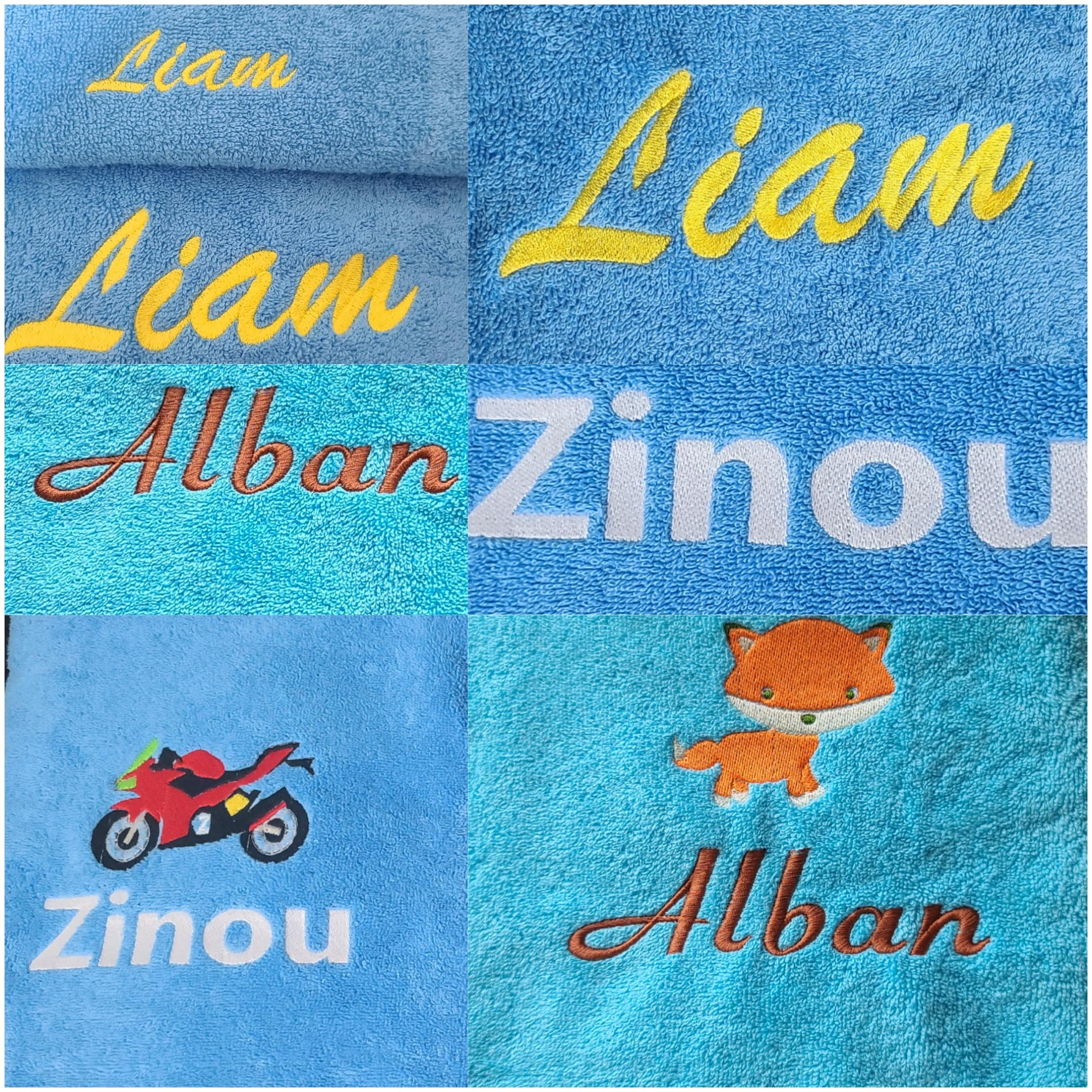 Personalised Towel Name Name Patterns Cotton 500g/m2 CE Etsy Australia