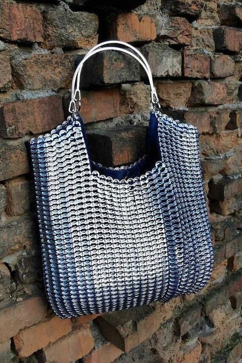 Soda Can Pop Top Bag Pop Tab Handmade Crochet Clutch Metal Retro Purse Silver Purse Soda Tab Shoulder Bag Upcycled Pull Tab Bag Recycled Bag Etsy