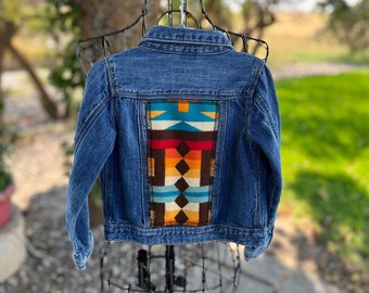 Giacca Southwest per bambini / 4T / Giacca Jean per bambini / Country Kid / Regalo per bambini / Ranch Kid / Giacca di jeans