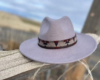 Gray Hat w/ Reversible Wool Band