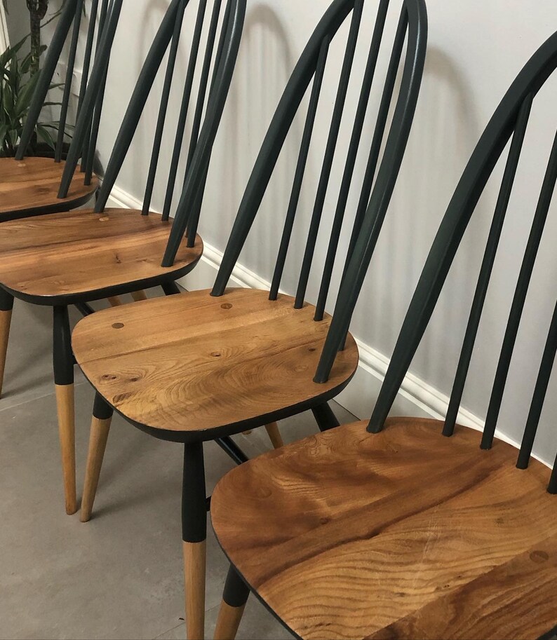 Ercol Quaker Chairs Fully Renovated Top Quality Finish Etsy
