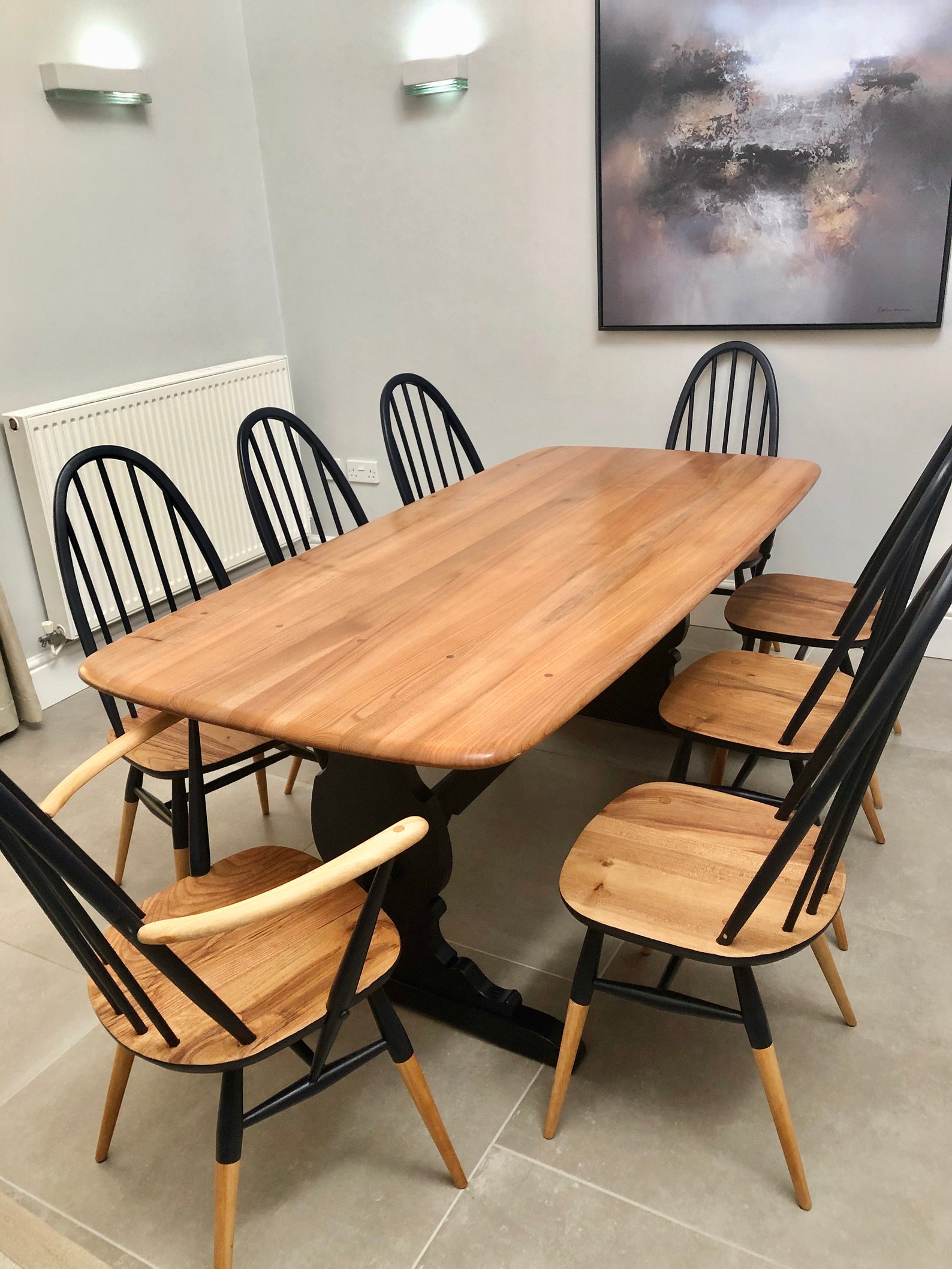 Ercol Furniture Dining Table and Chairs Etsy UK