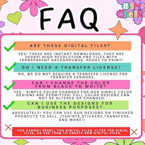 a poster with the words faq on it