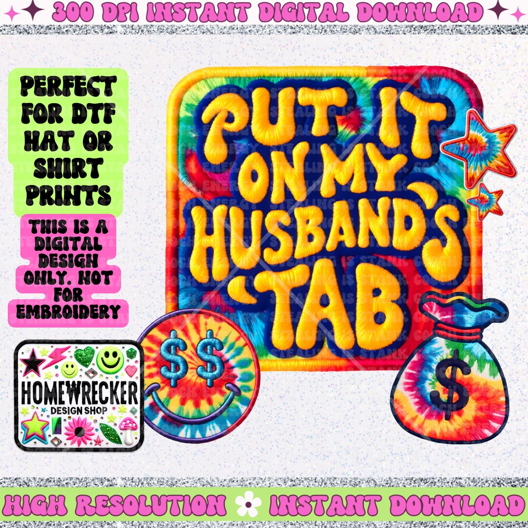 PUT IT ON MY HUSBANDS TAB - BLACK main image 0