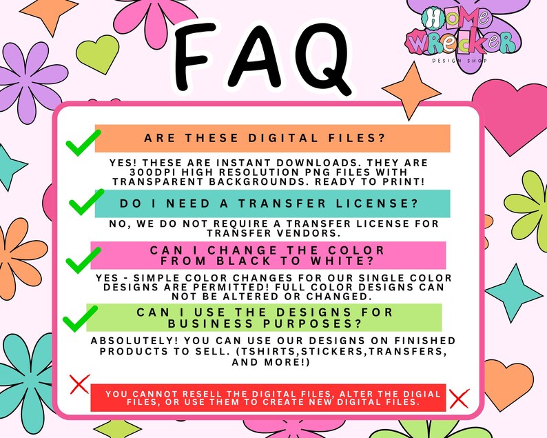 a poster with the words faq on it