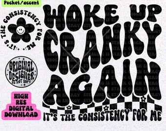 Woke Up Cranky Again  PNG