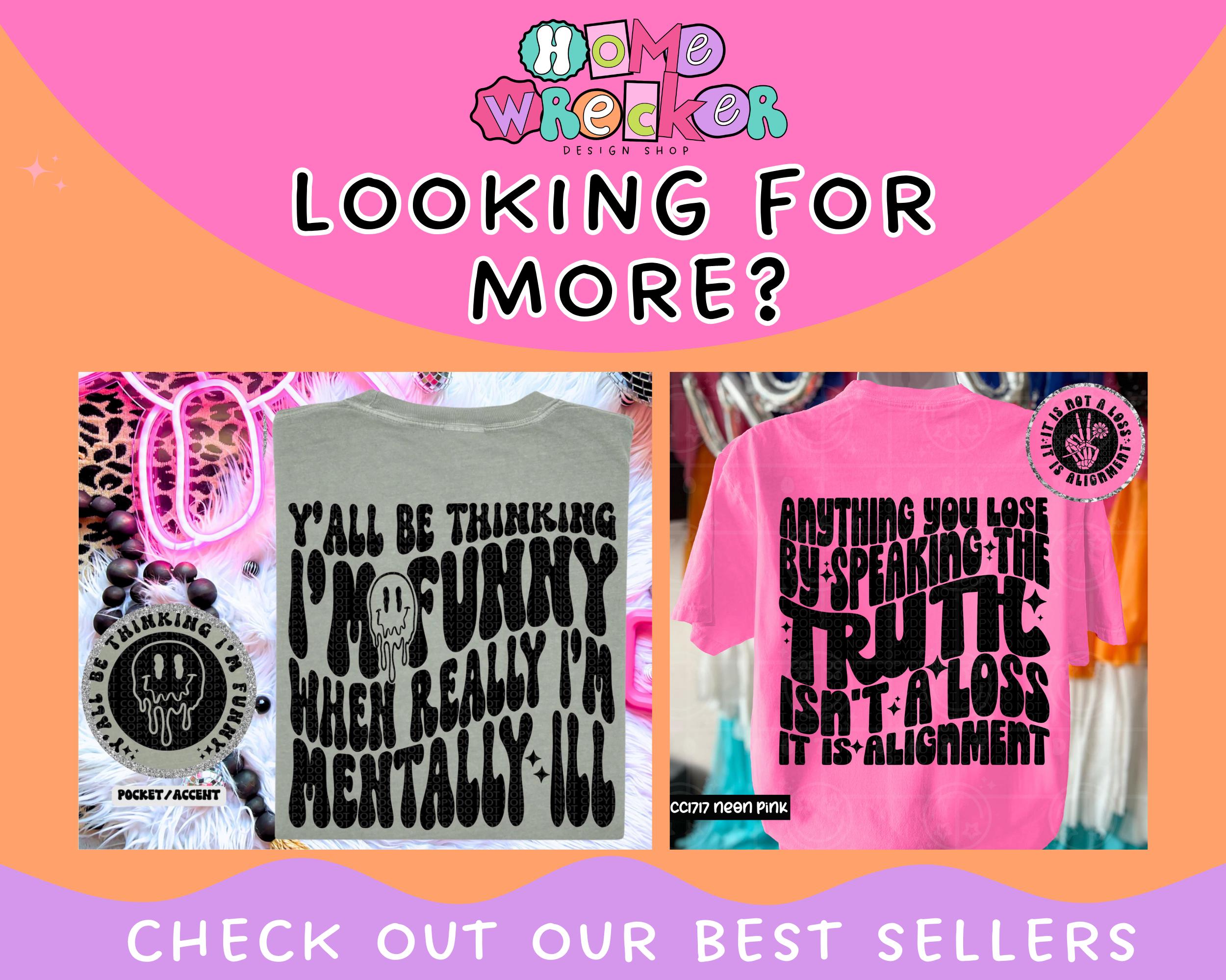 Sarcastic Wavy Font PNG Designs | Trendy Retro Style for T-shirts