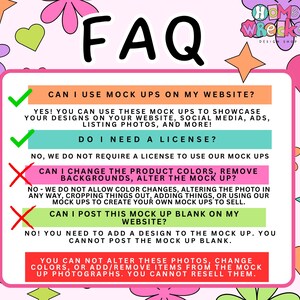a poster with a question about faq