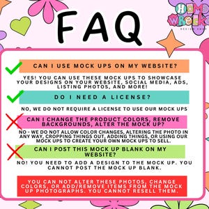 a poster with a question about faq