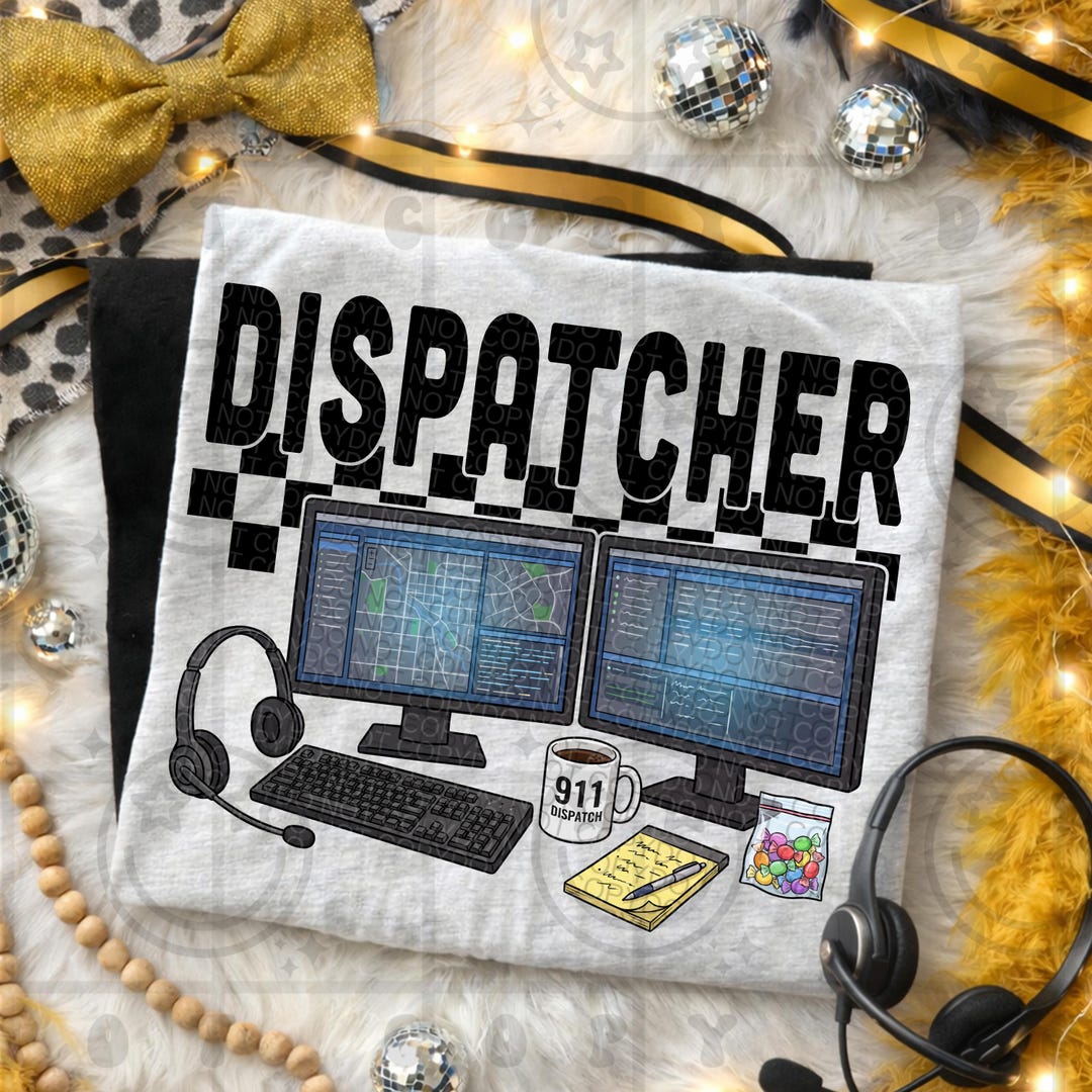 Dispatcher 911 Emergency PNG Digital Download - Etsy