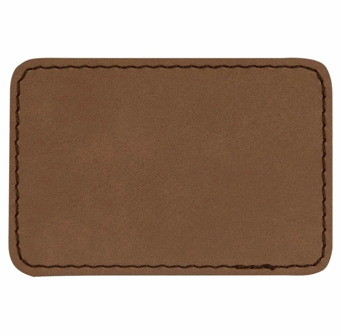 Pack of 10 dark brown leatherette patches ironon adhesive Etsy