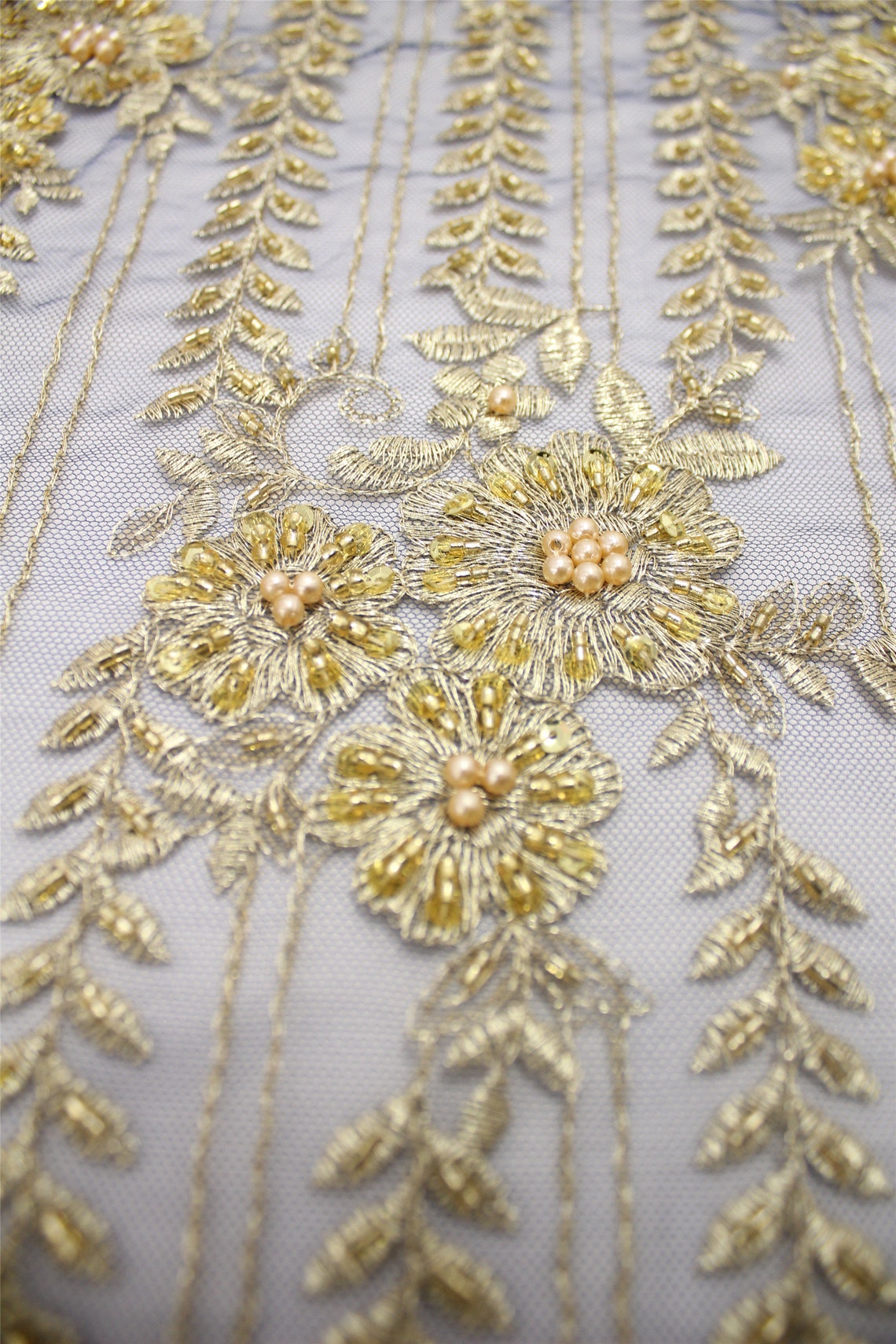 Elegant Prom Dress Lace Fabric High Quality Floral Lace Etsy