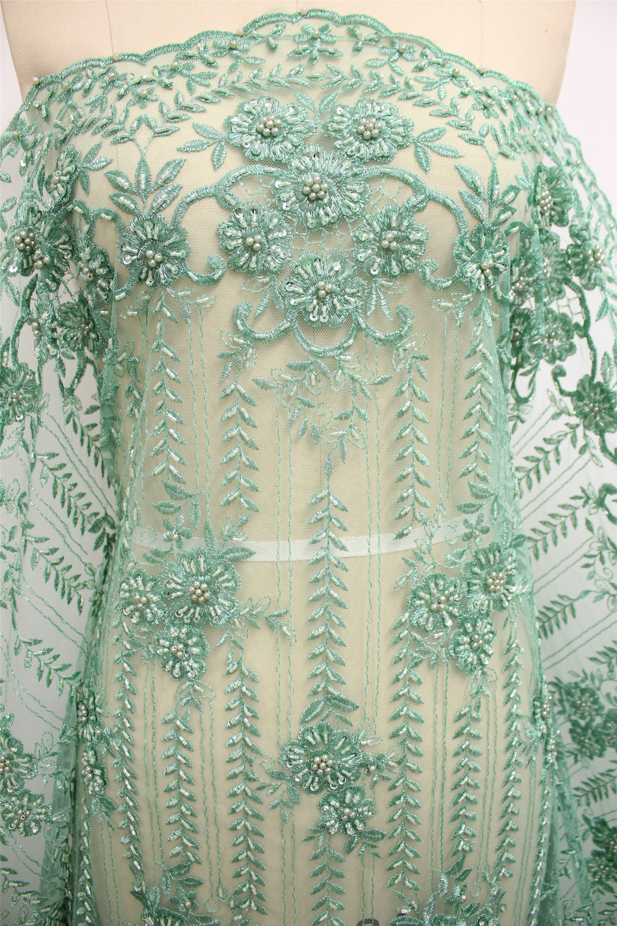 Elegant Prom Dress Lace Fabric High Quality Floral Lace Etsy