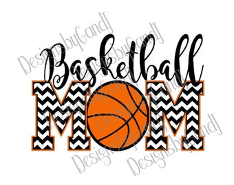 Basketball Mom SVG, Basketball SVG, Basketball Mom Digital File, Basketball Mom Cut File, Basketball Cut Files for Cricut and Silhouette