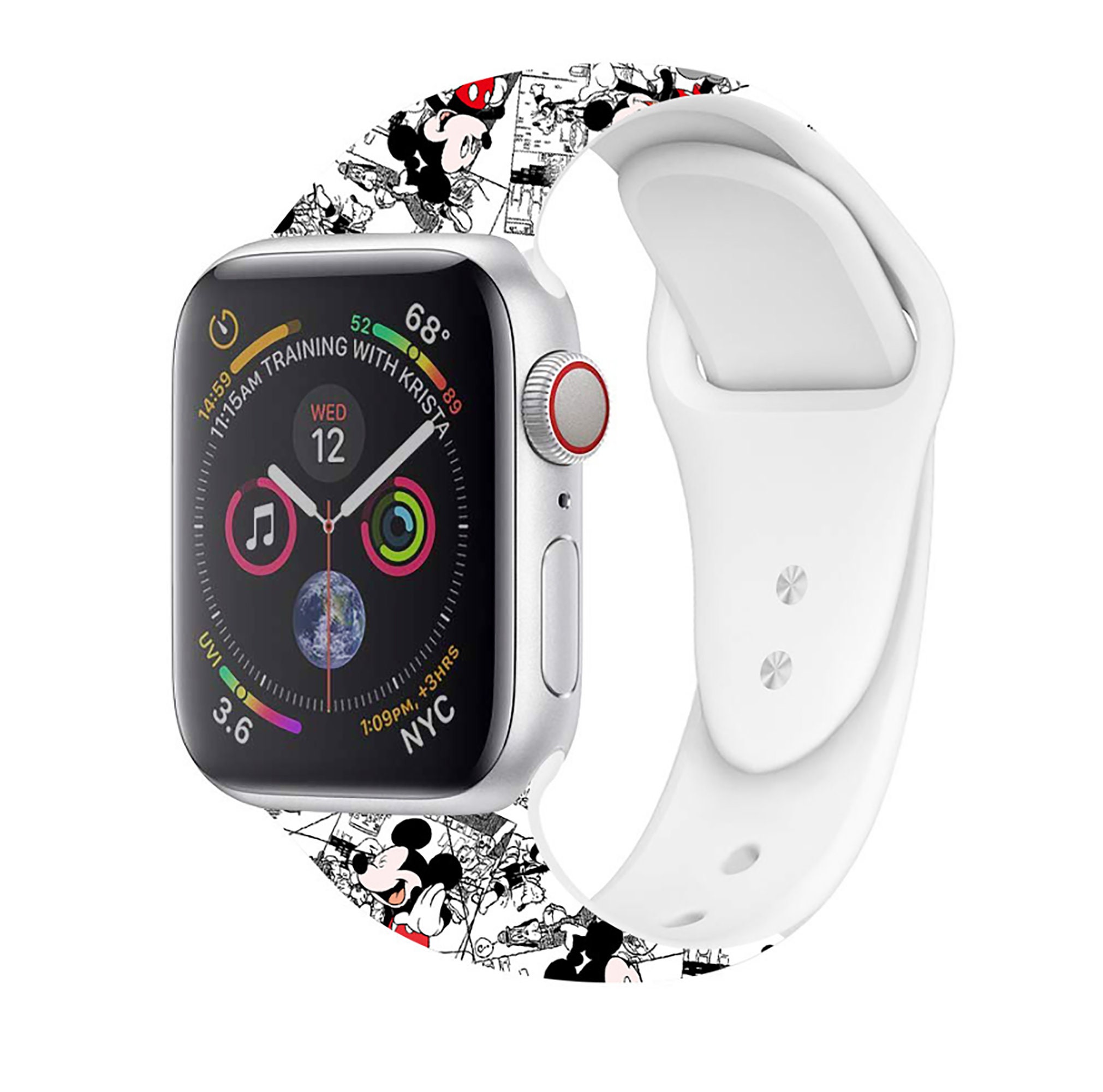 Mickey and Minnie Mouse Disney Apple Watch Bands Fits All | Etsy