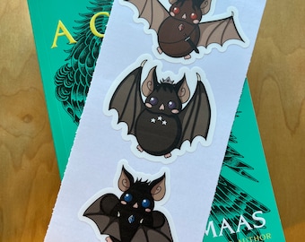 ACOTAR Bat Boys Vinyl-Aufkleber Set | Rhysand, Kassian, Azriel