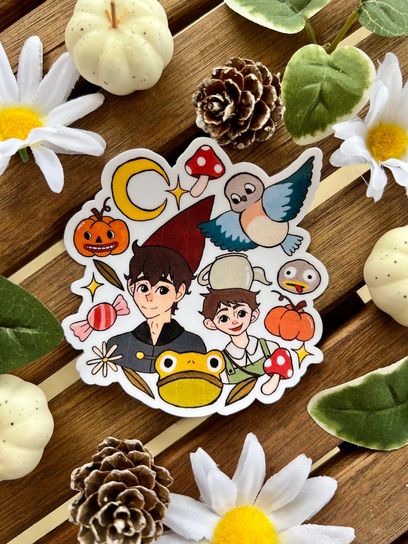 Greg Sticker Over the Garden Wall Sticker | Wirt and Greg, Fall Theme - Etsy