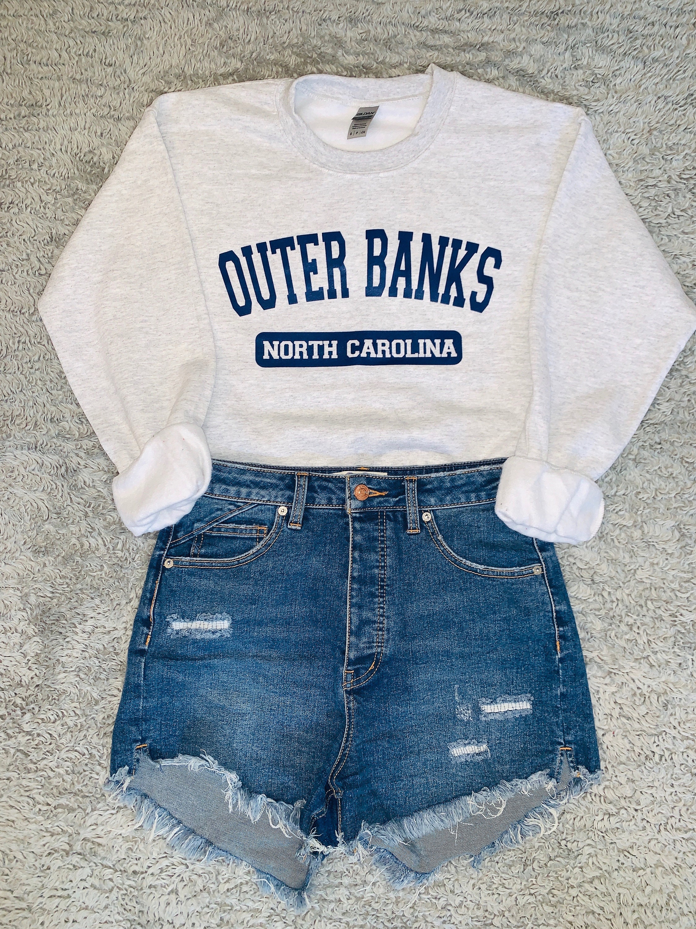 Outer Banks North Carolina Crewneck Sweatshirt | Etsy