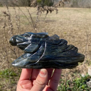 Original Works Carved Labradorite Horse Head Gemstone Pendant Bead ,Animal Jewelry Making - 314 GMs