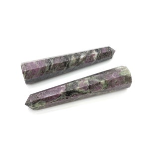 ガーネット マトリックス ヒーリング 8 ファセット ワンド / ヒーリング クリスタル -85 グラム