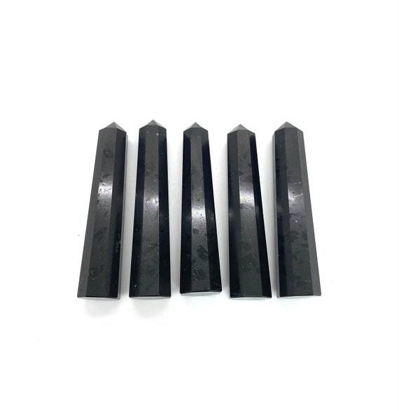 Black Tourmaline Wands Black Tourmaline Wands