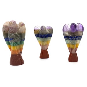 2&quot; Bonded Chakra Angel Crystal Angel Stone Healing Crystals