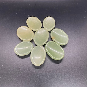 Green Aventurine worry stone , Thumb Stone