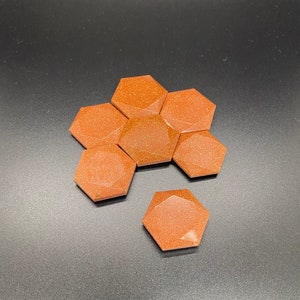 Red Goldstone Stone Loose Star of David
