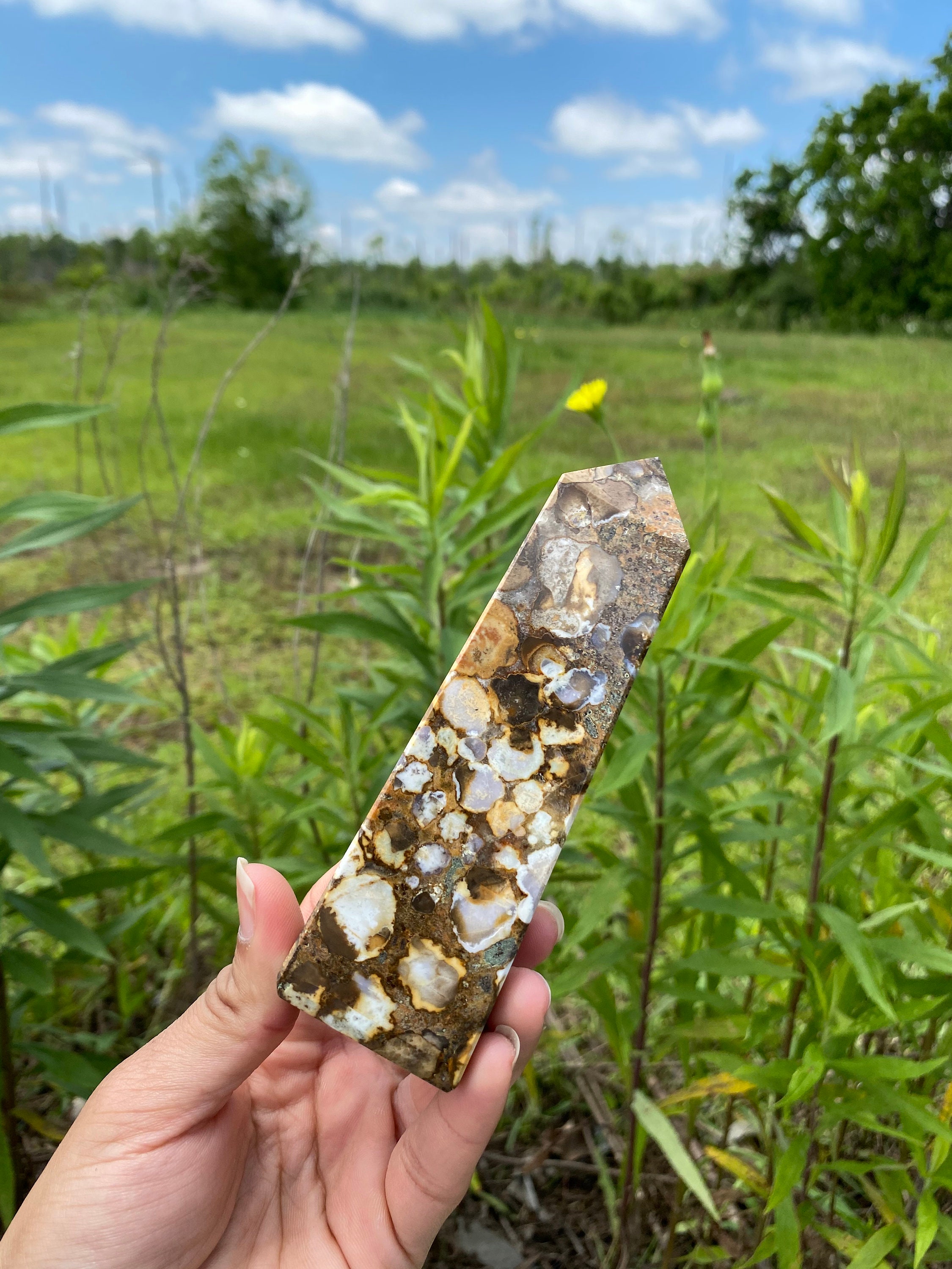 Natural 4 Faceted King Cobra Jasper 130MM Reiki Healing Etsy