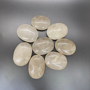 Natural Smoky Quartz Palm Stone