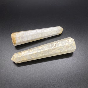 Conglomerate Jasper 8 Facet Healing Wand / Healing Crystal - 80 Gms