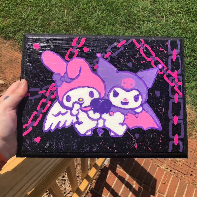 My Melody And Kuromi Painting