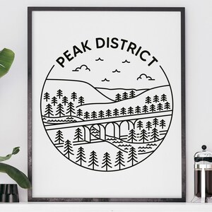 Stampa Peak District - Parco Nazionale, Poster Monsal Trail