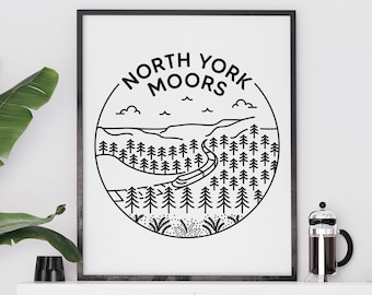 North York Moors Print - National Park, North Yorkshire Poster