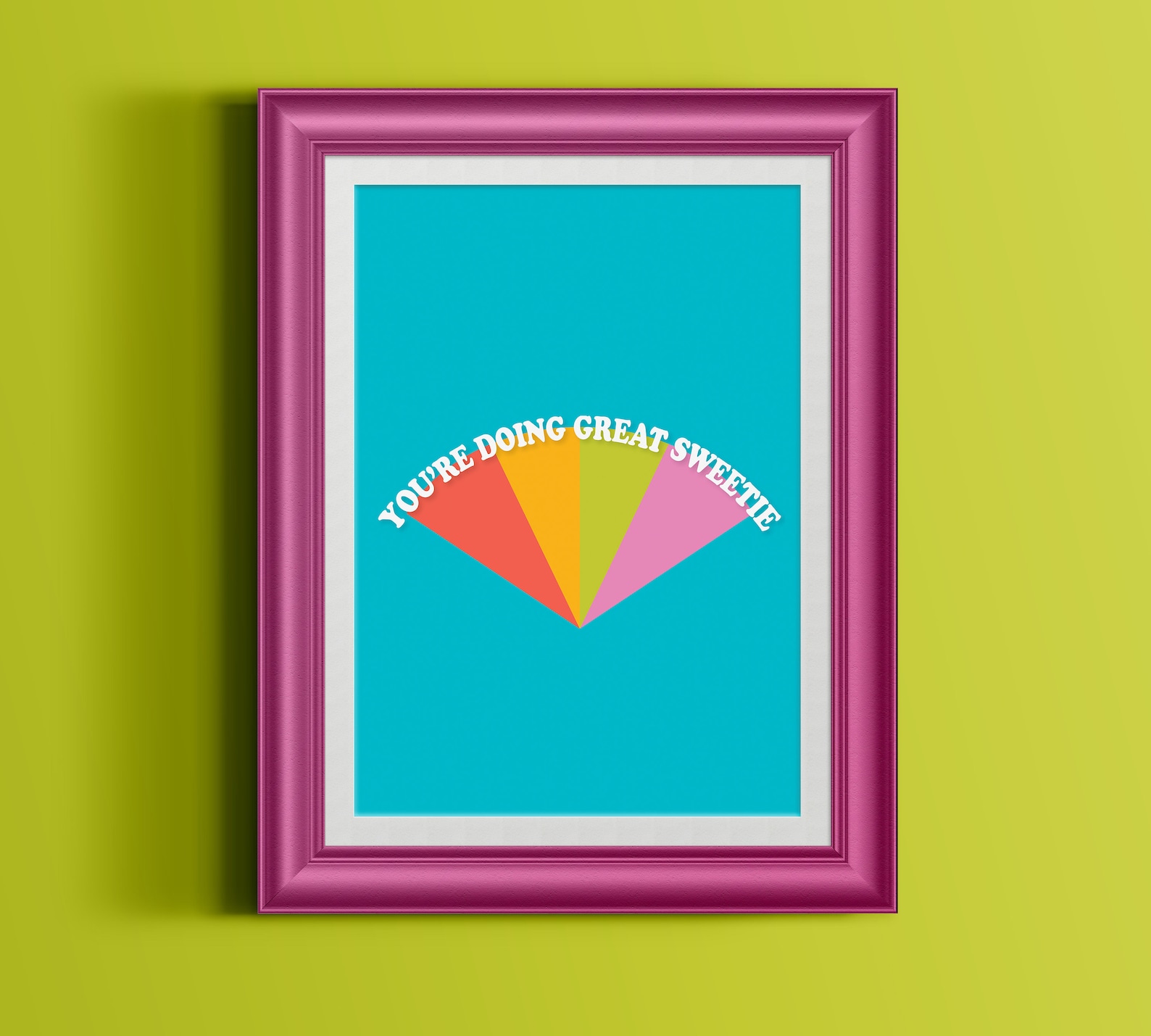 Typography Funny Abstract Art Printable, Instant Download, Colorful ...