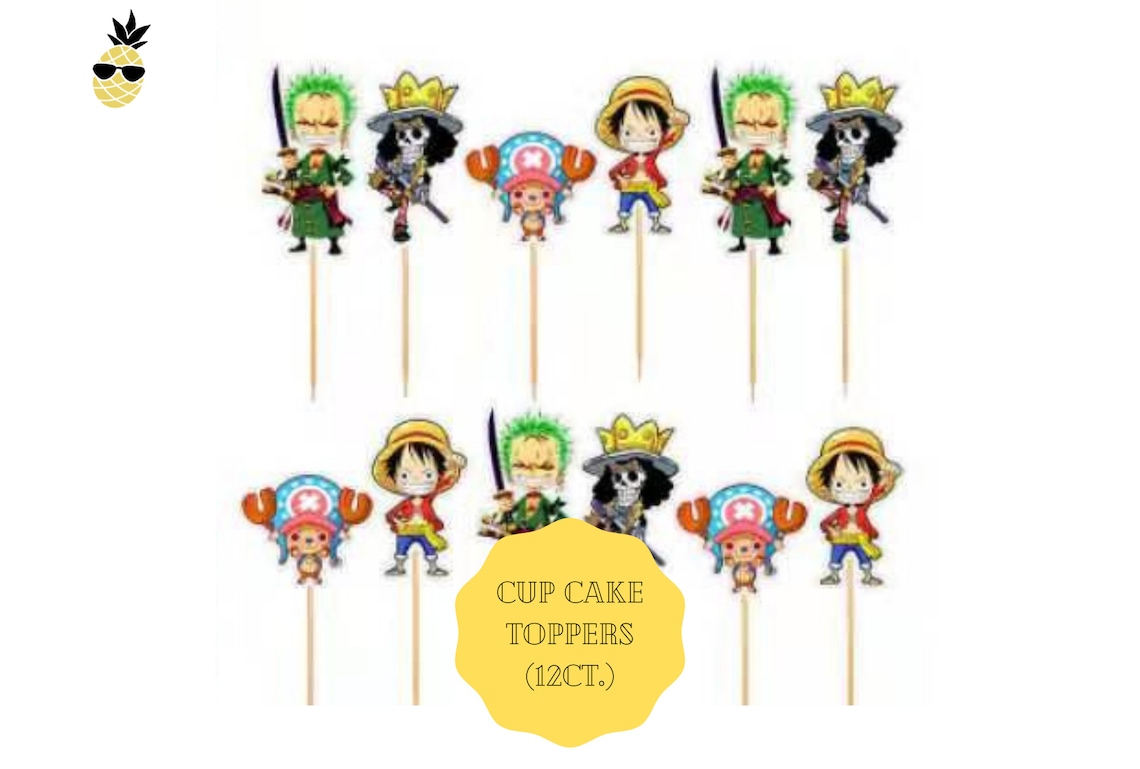 One Piece Manga Party Decorations birthday Banner Cake Etsy