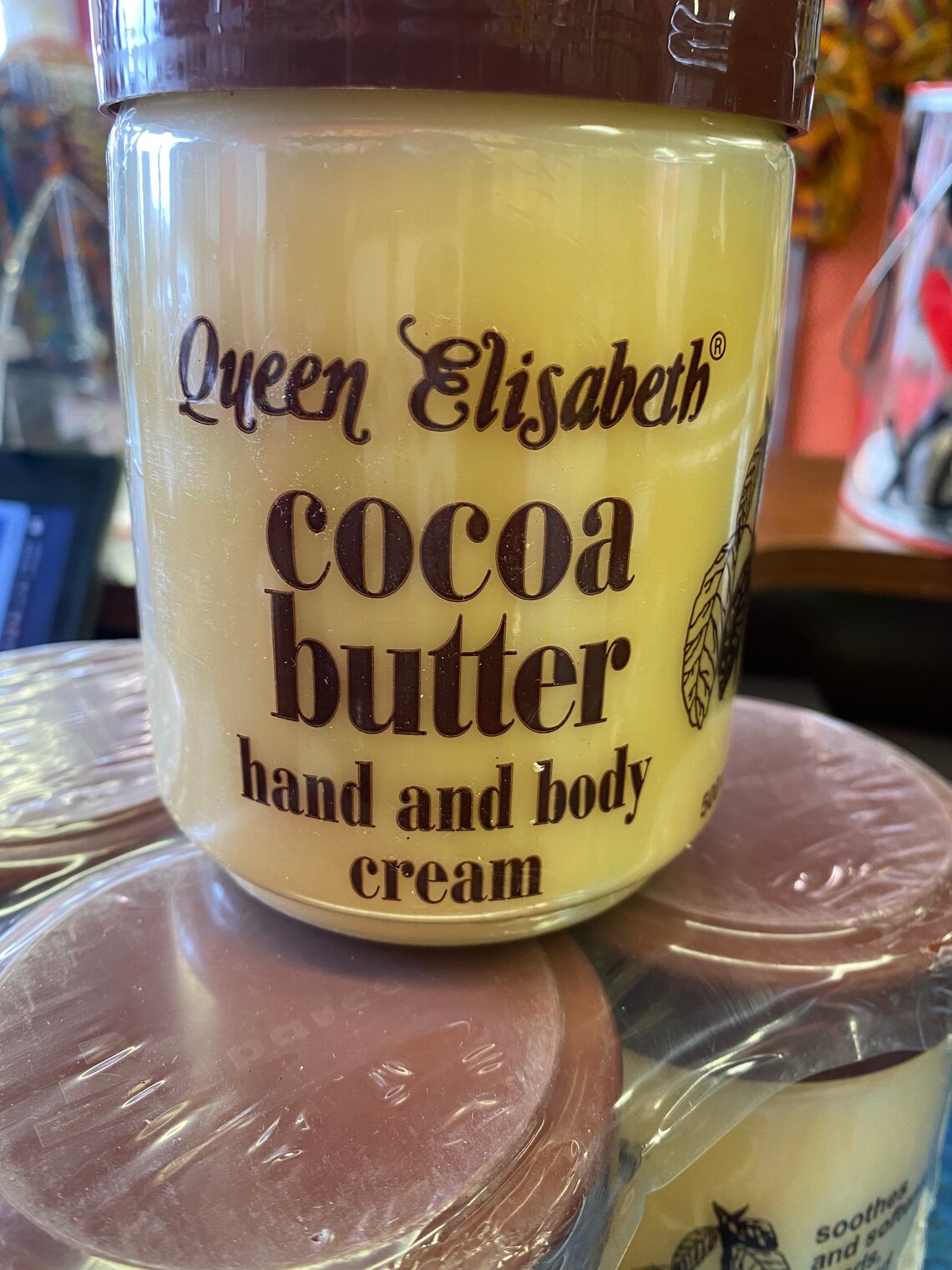 Queen Elisabeth Cocoa Butter Hand and Body Cream 16.9 oz / 500 Etsy