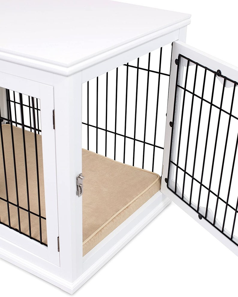 Decorative Dog Kennel with Pet Bed Small Dog Double Door Etsy