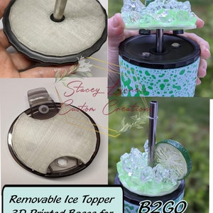 How To Make an Ice Topper Tumbler Lid Tutorial 