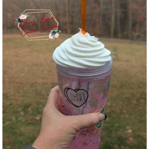 3D Print Whipped Cream Topper STL Digital File for 24oz Tumbler image 3